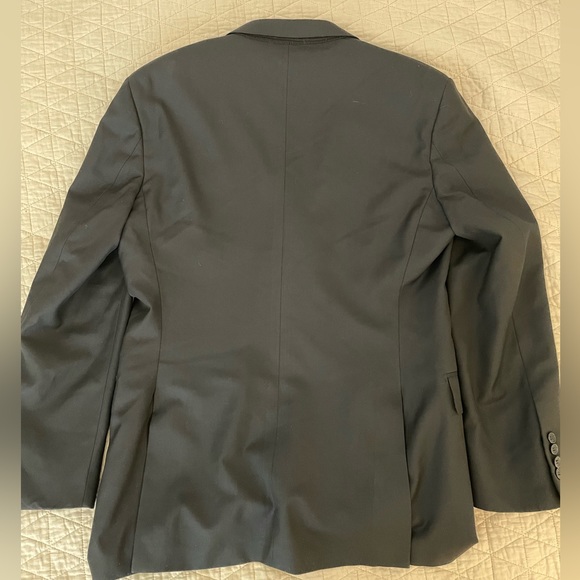 PRONTO UOMO Made in Italy Wool Notch Collar Slim Suit Jacket in black 42 R - Picture 4 of 7